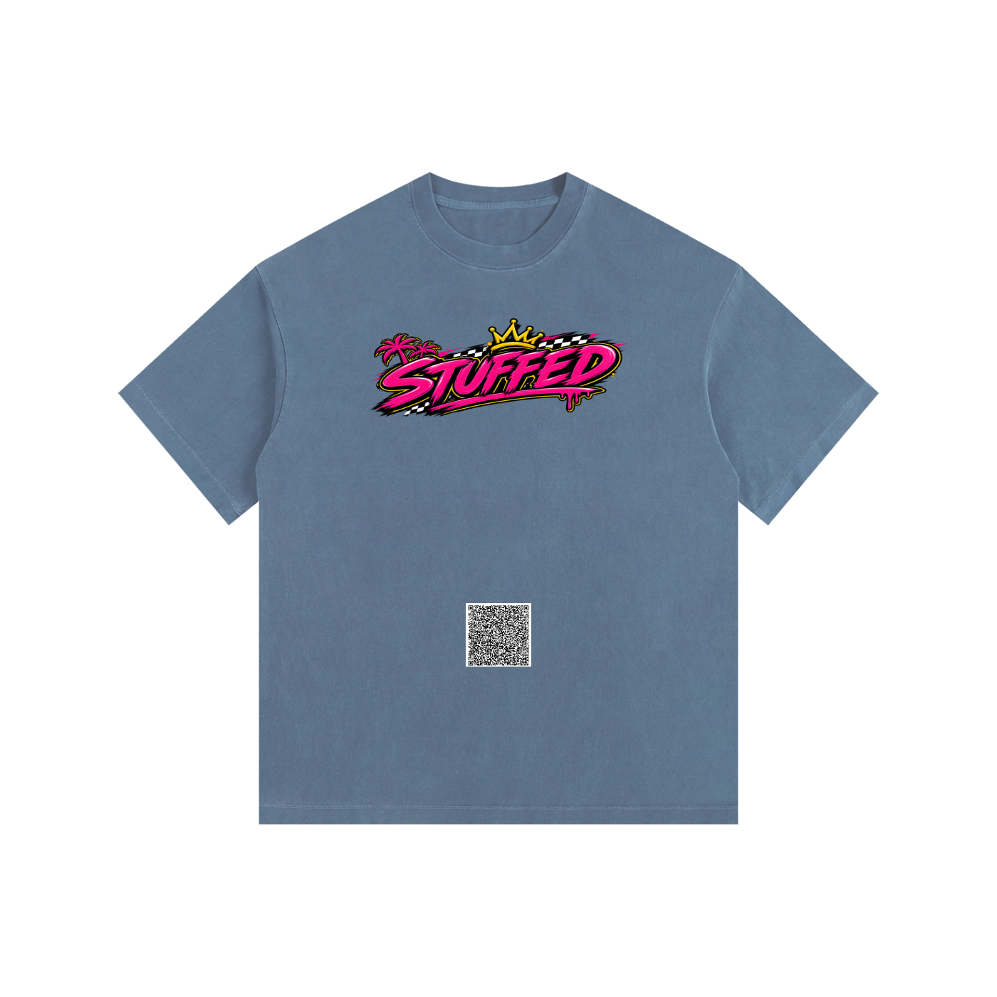 Stuffed Promo: Vintage Washed Oversized Cotton T-Shirt