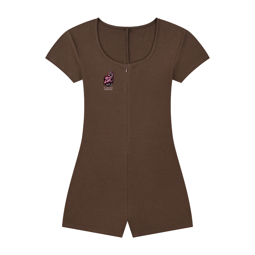 Zilla Girl Collection - Women's Dual-Function Cape Tie-Waist Romper