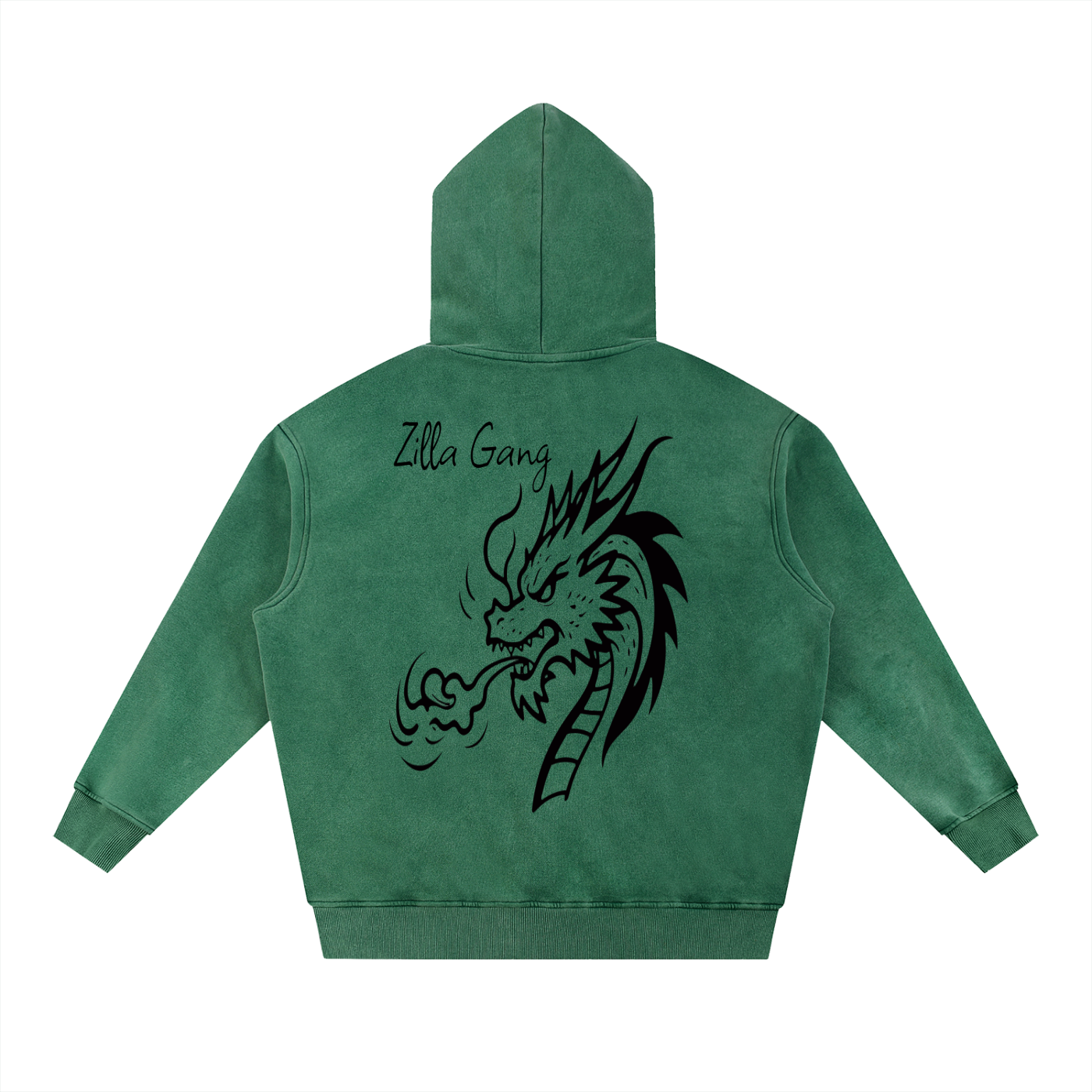 Snow Wash Fleece Oversize Hoodie