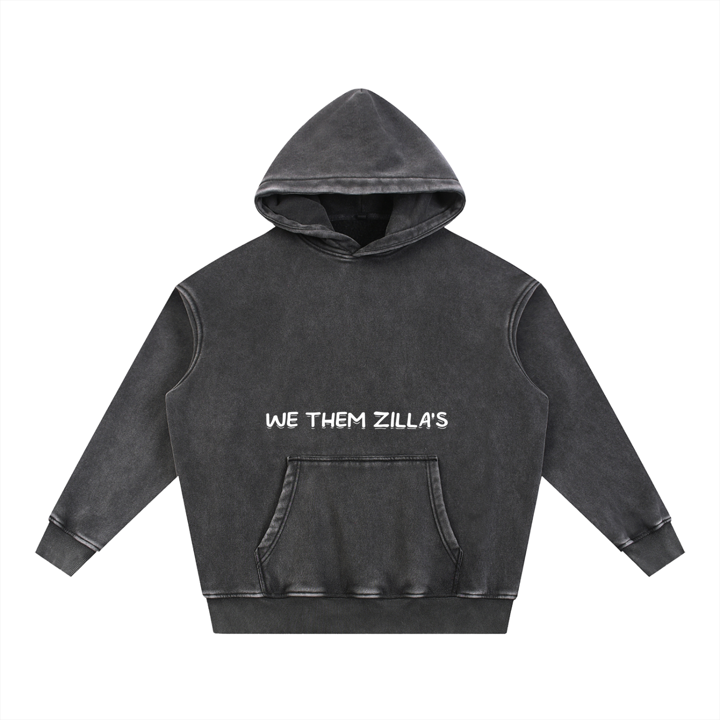 ZillaGang Collection- Snow Wash Fleece Oversize Hoodie