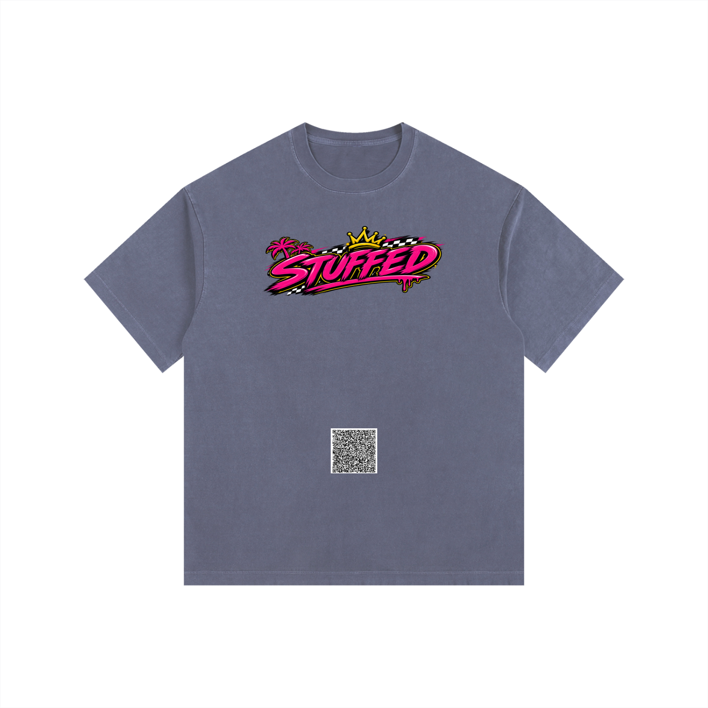 Stuffed Promo: Vintage Washed Oversized Cotton T-Shirt