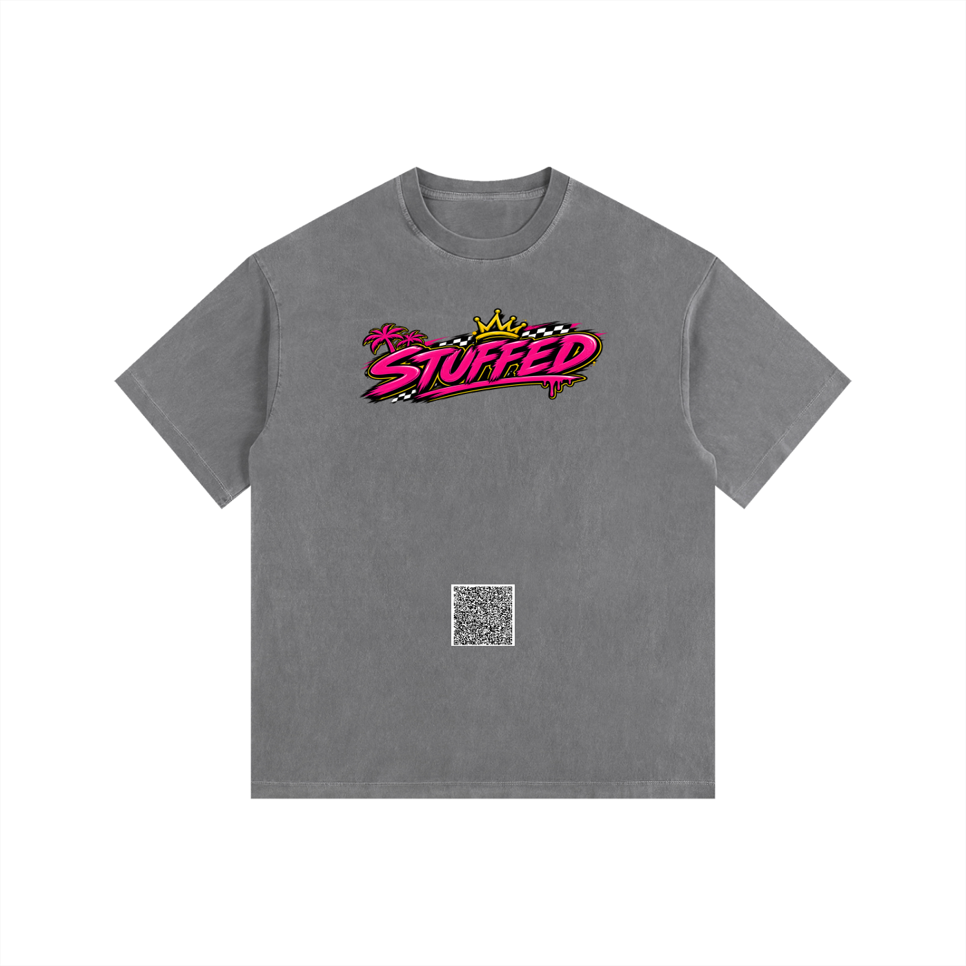 Stuffed Promo: Vintage Washed Oversized Cotton T-Shirt