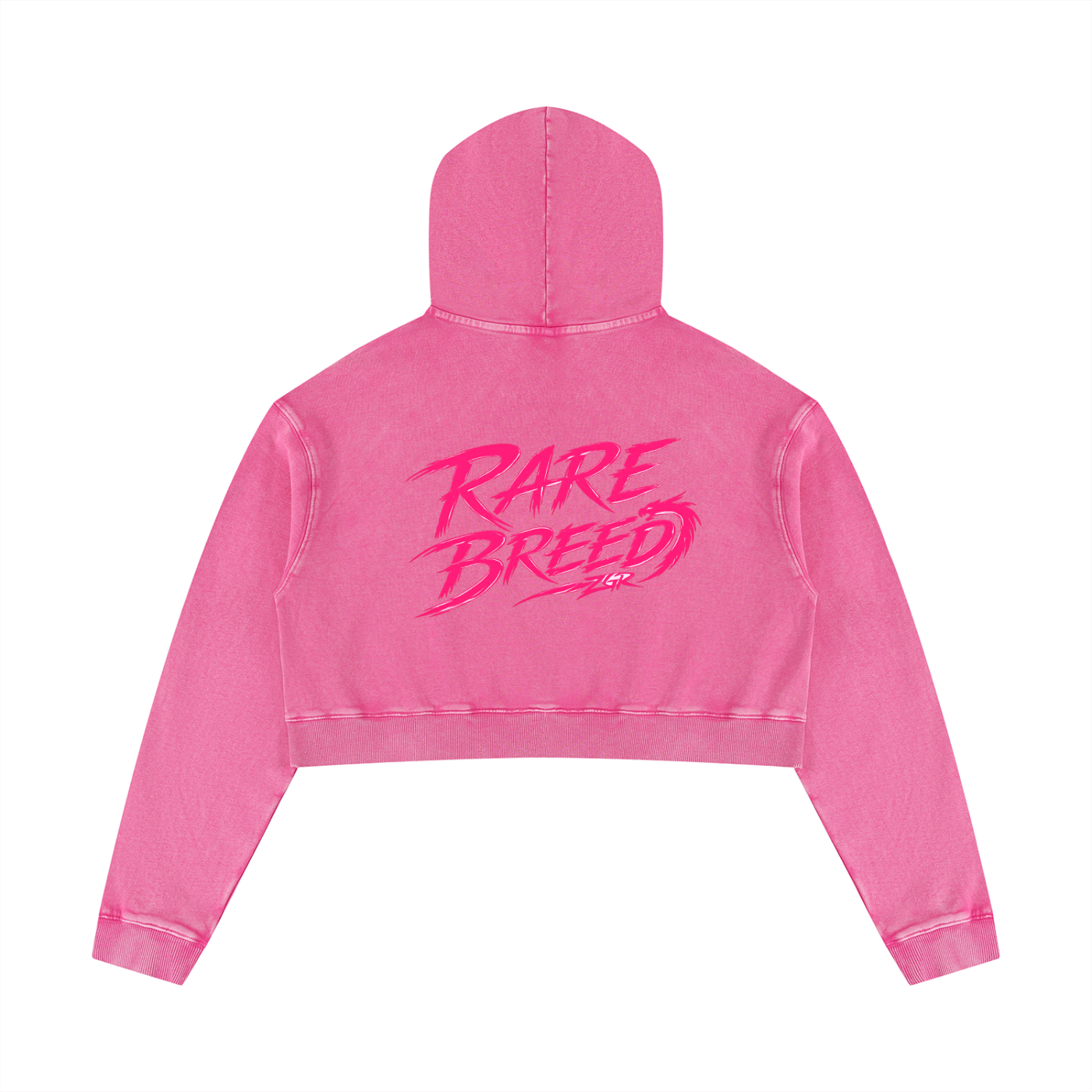 Women’s Mineral Washed Crop Hoodie