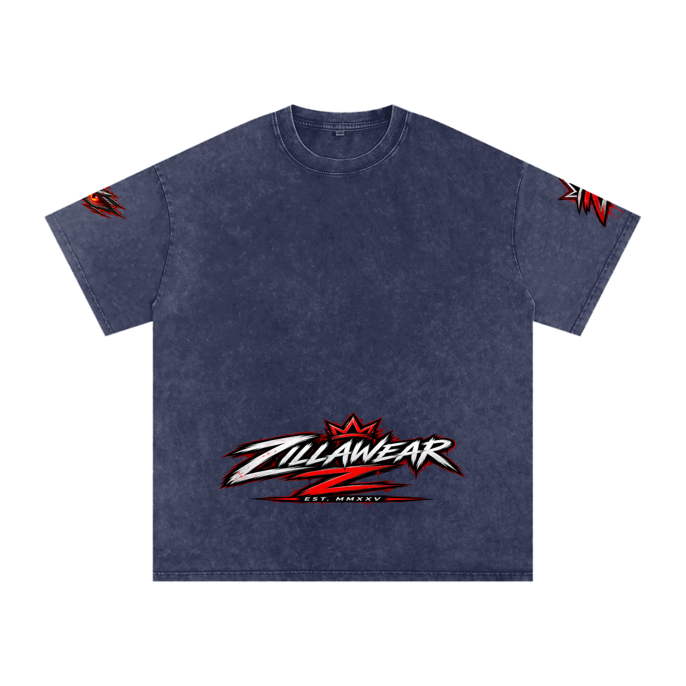 Never Harmless: Snow Washed Oversized Cotton T-Shirt