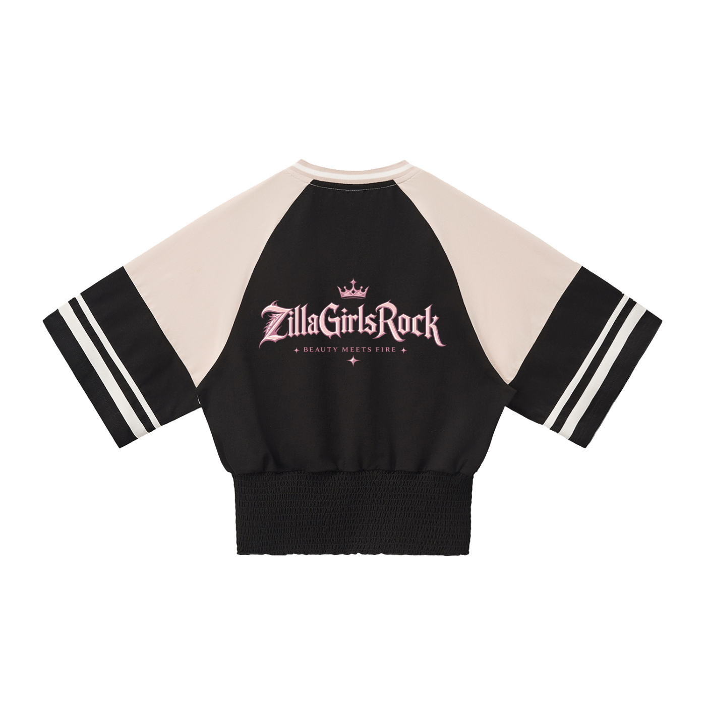 Women's Color Block Ruched T-Shirt