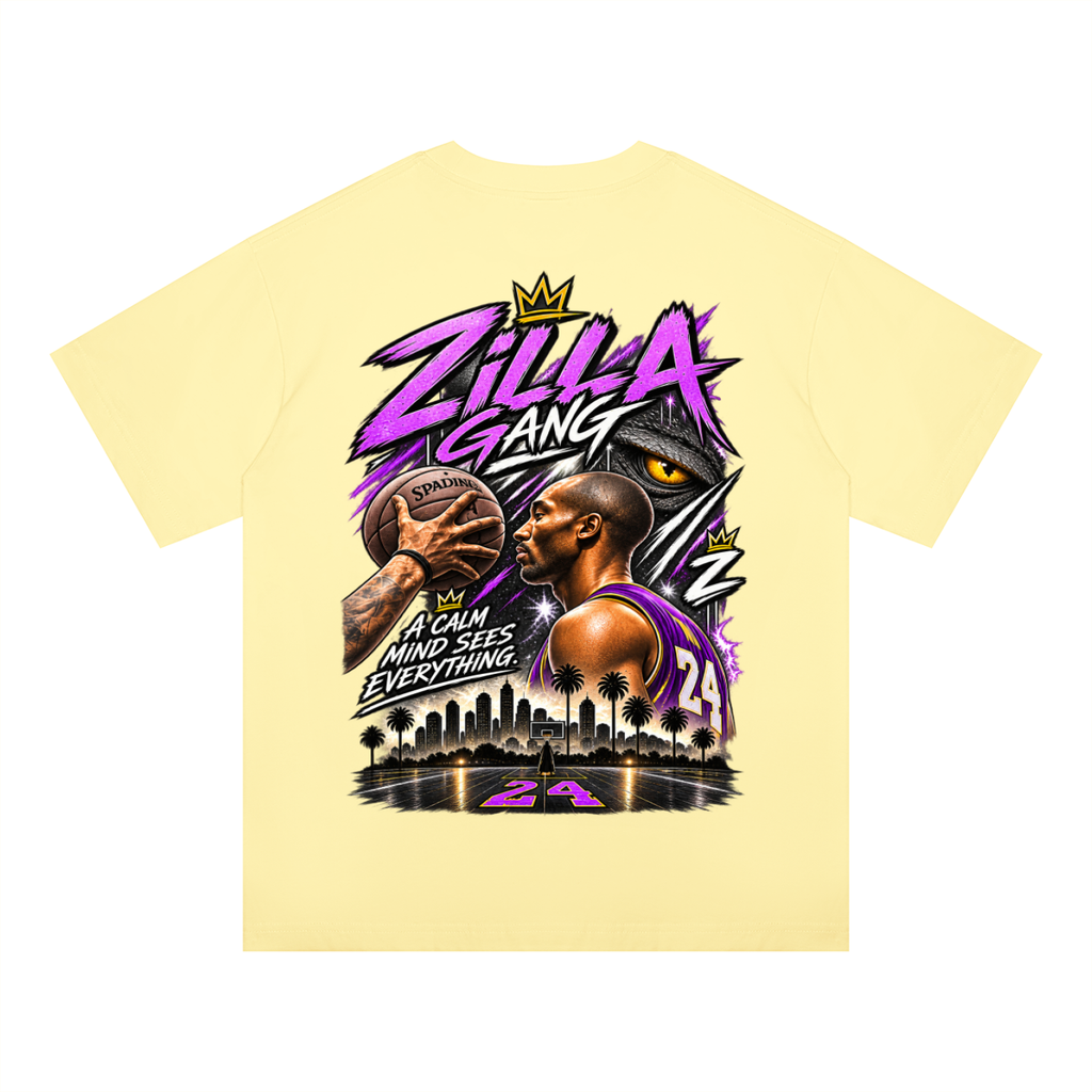 Zilla24 Basic: Unisex Oversized Drop Shoulder T-Shirt