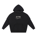 Best Day Collection: Snow Washed Raw Edge Double Layered Hoodie