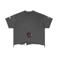 Vintage Wash Boxy Distressed Hem T-Shirt