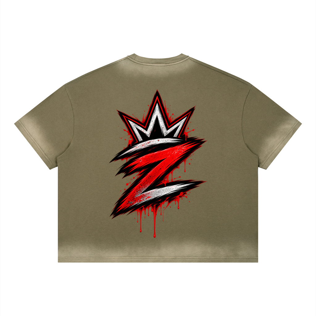 Unisex Boxy Sunfade Vintage Wash T-Shirt