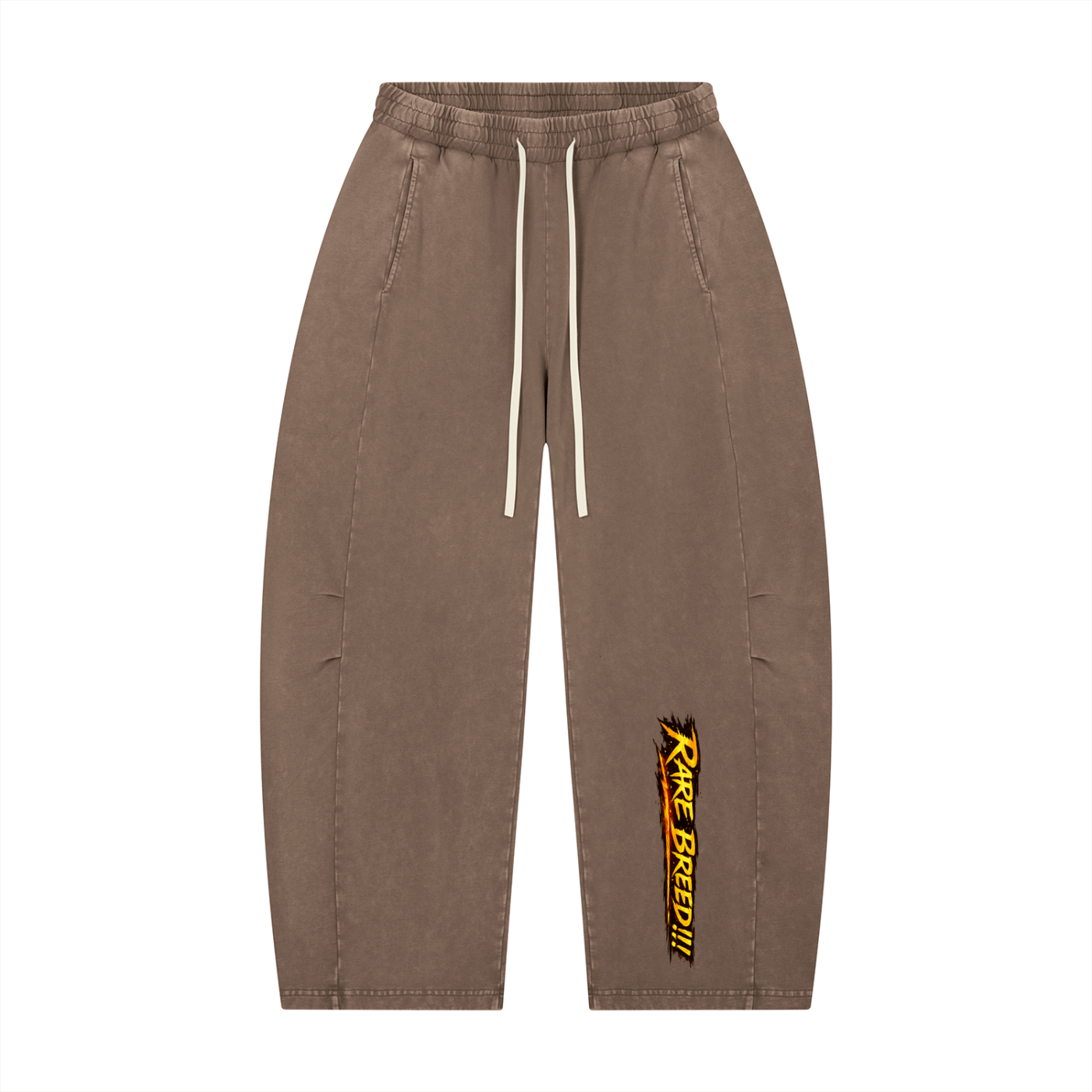 Unisex Mineral Wash Barrel Leg Pants