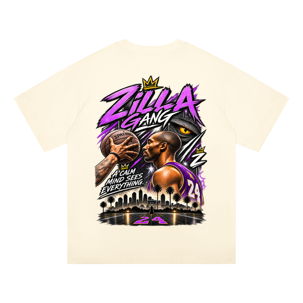 Zilla24 Basic: Unisex Oversized Drop Shoulder T-Shirt
