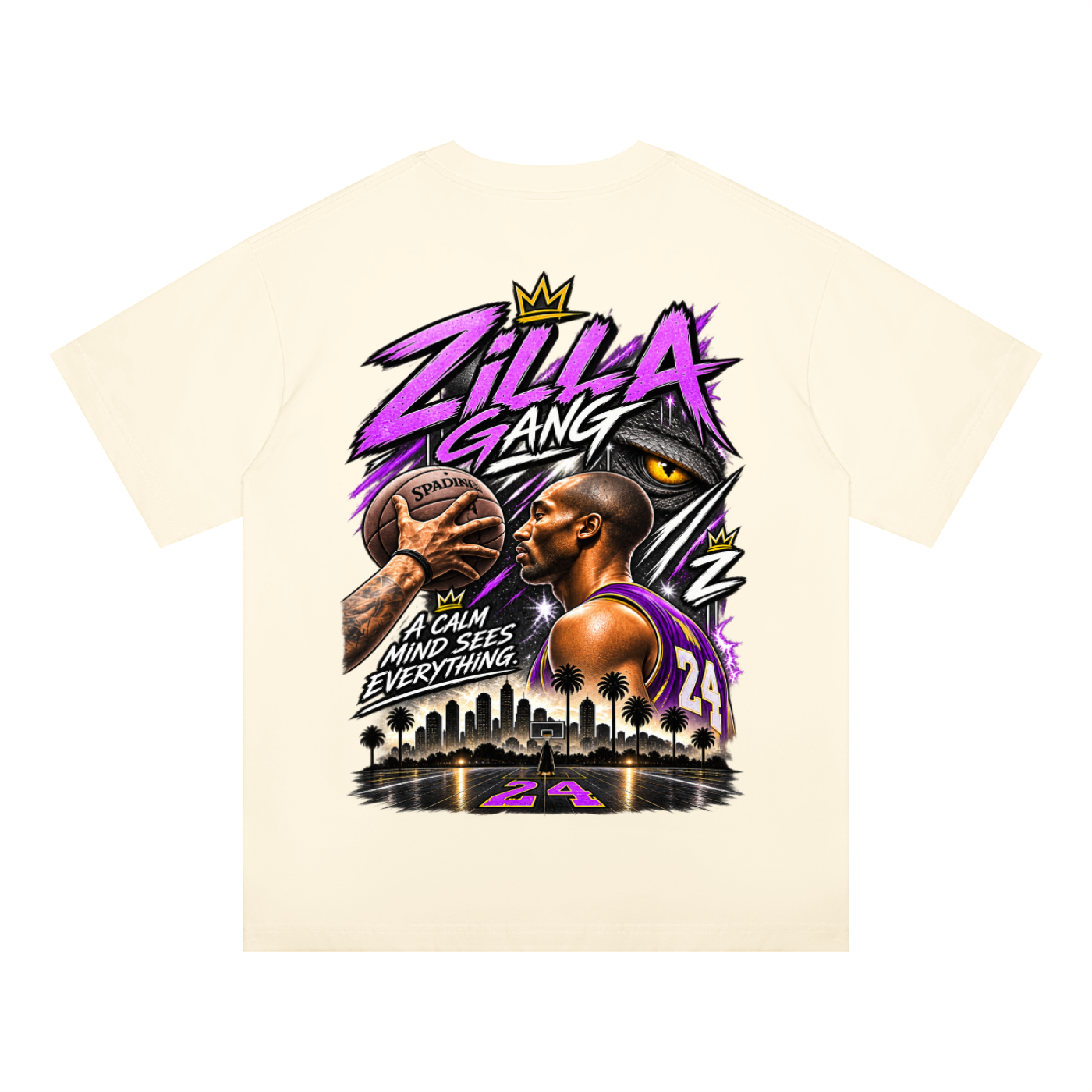 Zilla24 Basic: Unisex Oversized Drop Shoulder T-Shirt