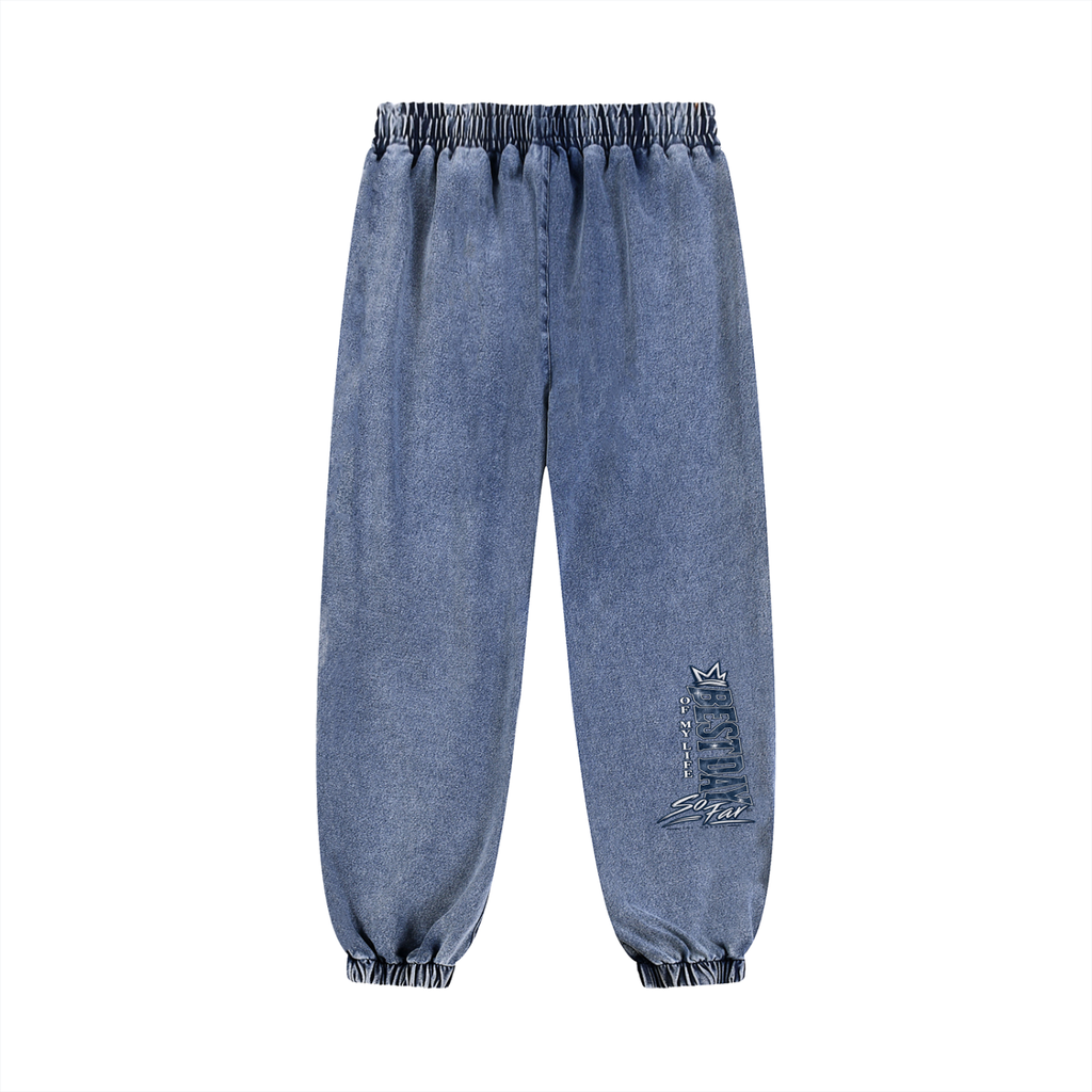Snow Wash Jogged Sweatpants