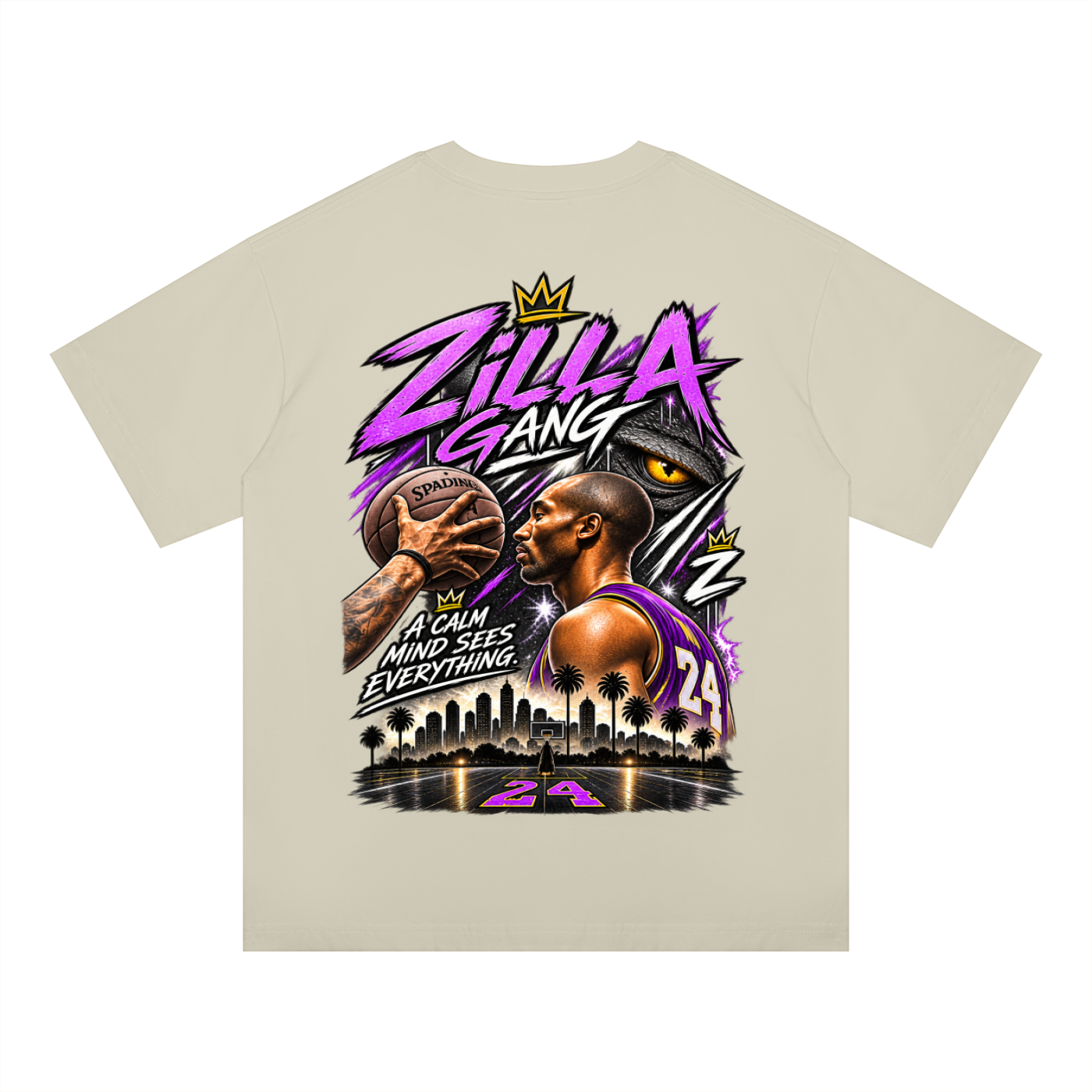 Zilla24 Basic: Unisex Oversized Drop Shoulder T-Shirt