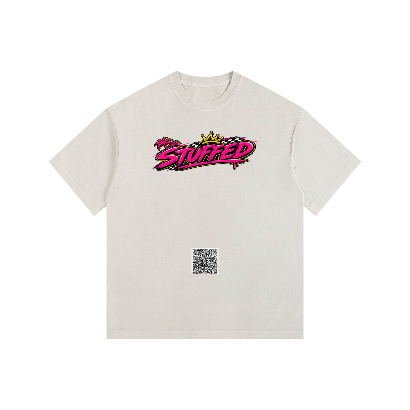 Stuffed Promo: Vintage Washed Oversized Cotton T-Shirt