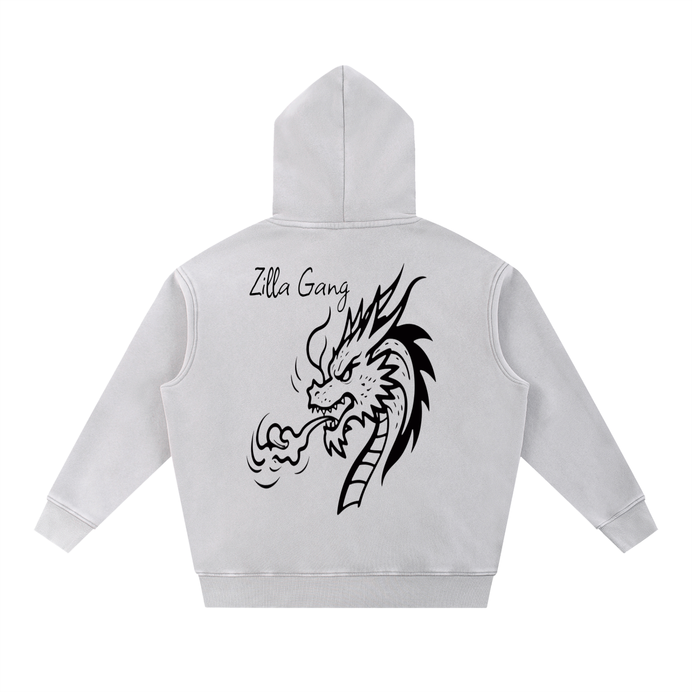 Snow Wash Fleece Oversize Hoodie