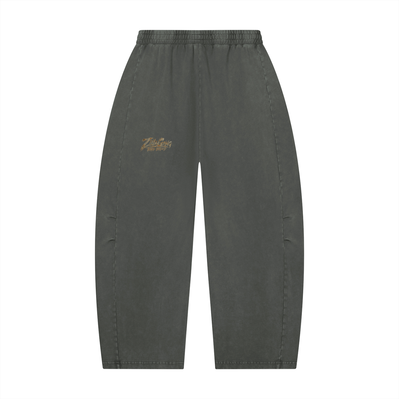 Unisex Mineral Wash Barrel Leg Pants