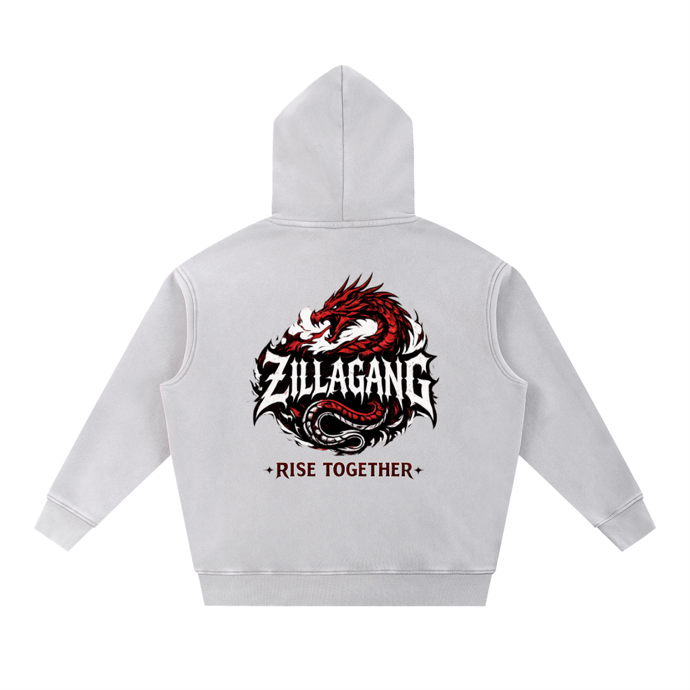 ZillaGang Collection- Snow Wash Fleece Oversize Hoodie