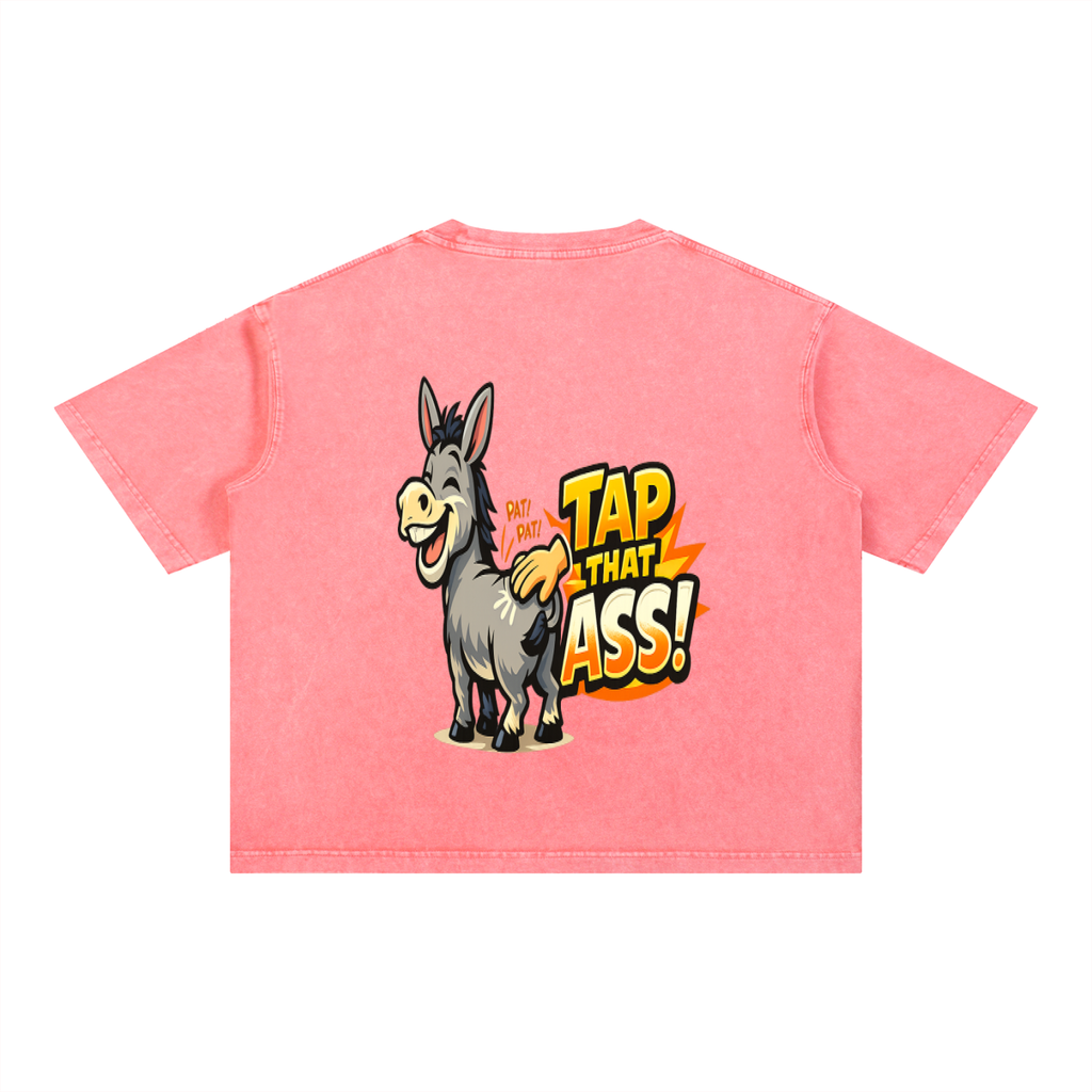 Mineral Wash Boxy Cotton T-Shirt