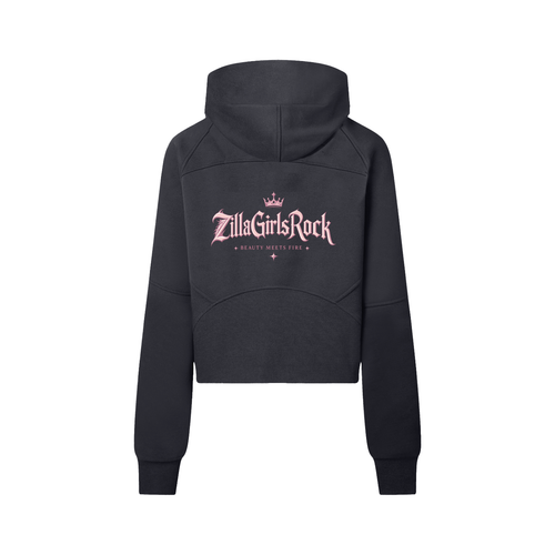 Cropped Half-Zip Hoodie