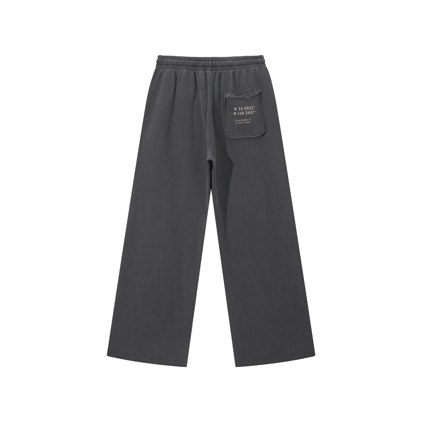 Best Day Collection: Snow Washed Raw Edge Sweatpants