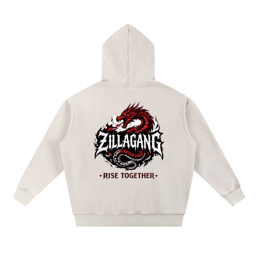 ZillaGang Collection- Snow Wash Fleece Oversize Hoodie