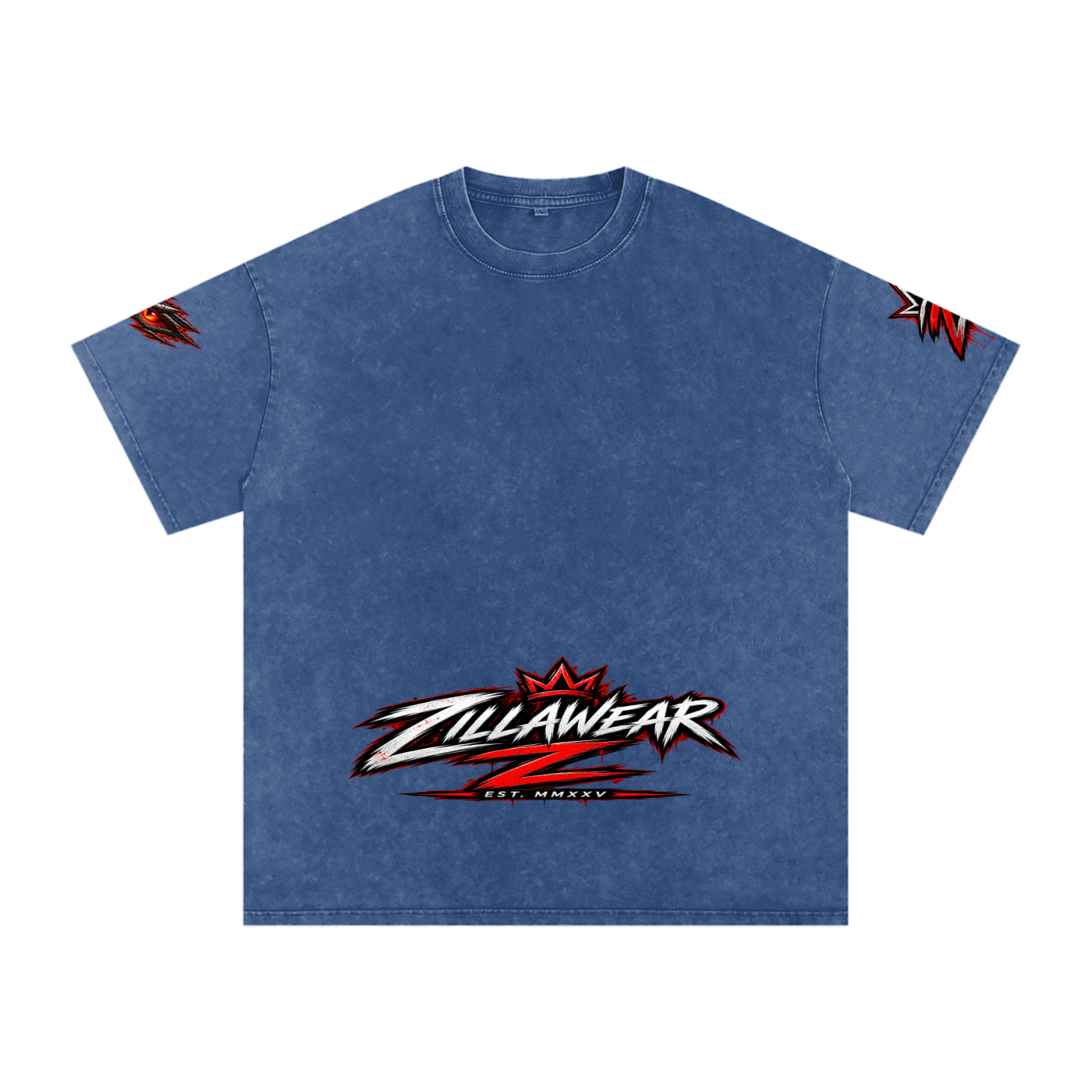 Never Harmless: Snow Washed Oversized Cotton T-Shirt